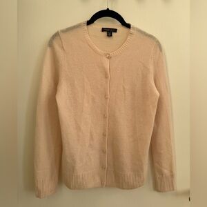 saks fifth avenue delicate crewneck cardigan